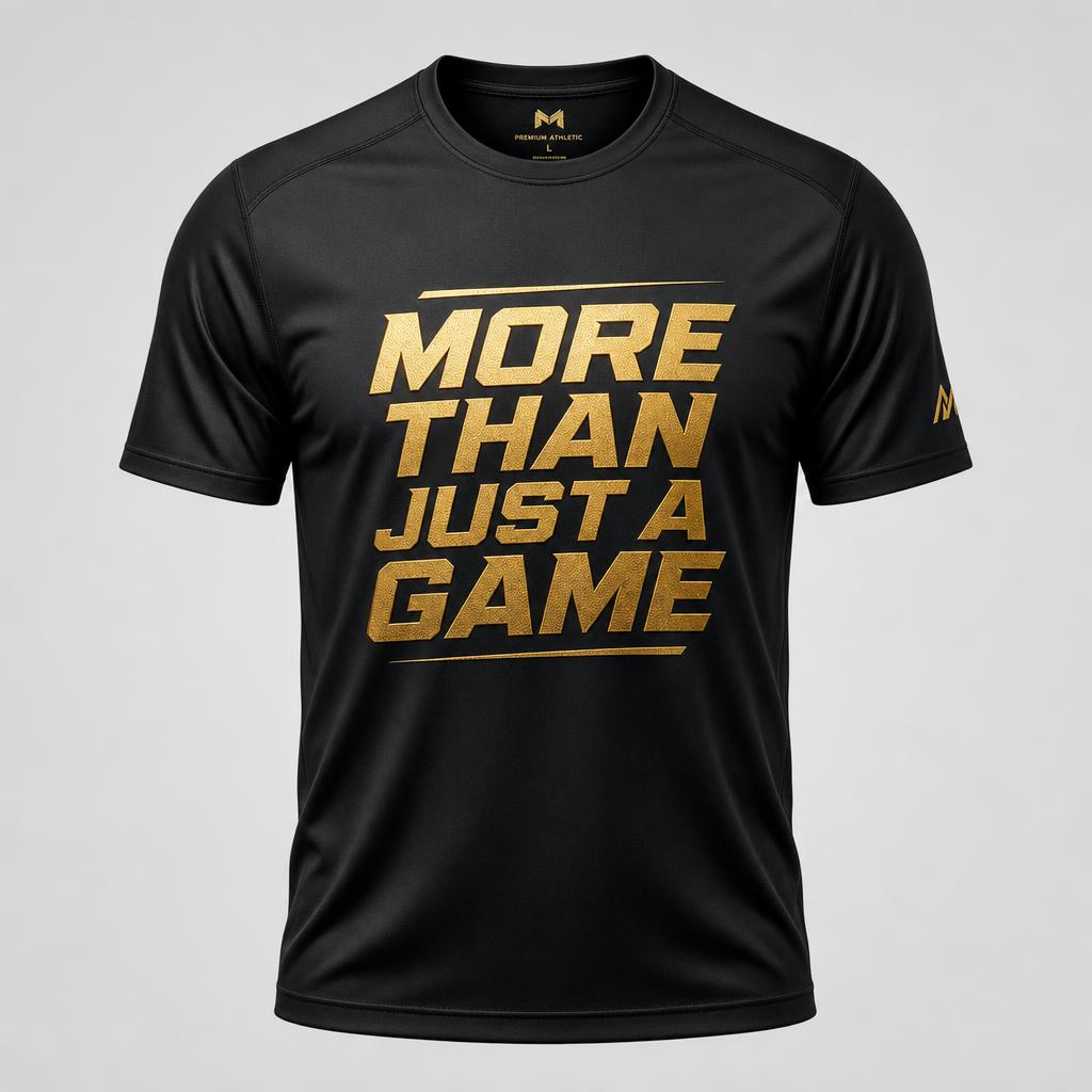 More Than Just A Game Tee — front